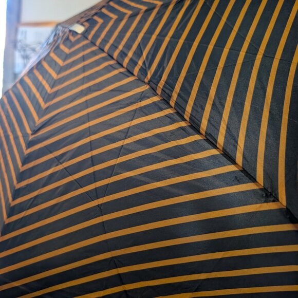 Striped Nautica Compact Umbrella - Picture 2 of 4